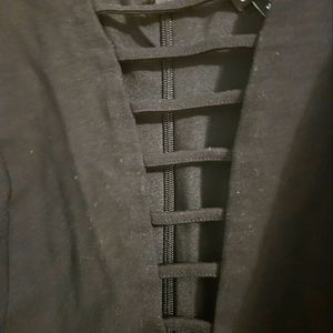 Chic chic LBD lattice bodice